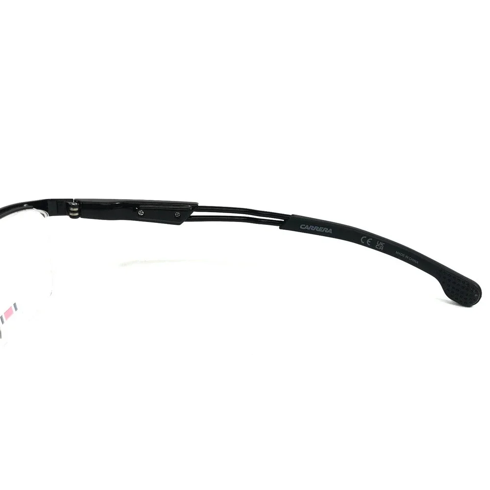 Carrera Eyeglasses Frames 4408 807 Shiny Black Rectangle Half Rim 56-19-140
